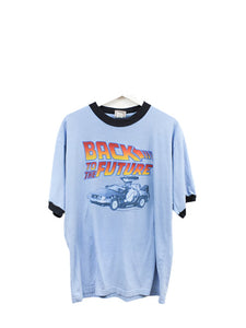 Z- Vintage Back To The Future Ringer Tee