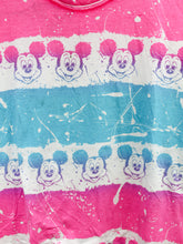 Load image into Gallery viewer, Z- Vintage Disney Mickey Mouse &amp; Paint Splatter All Over Print Single Stitch Tee
