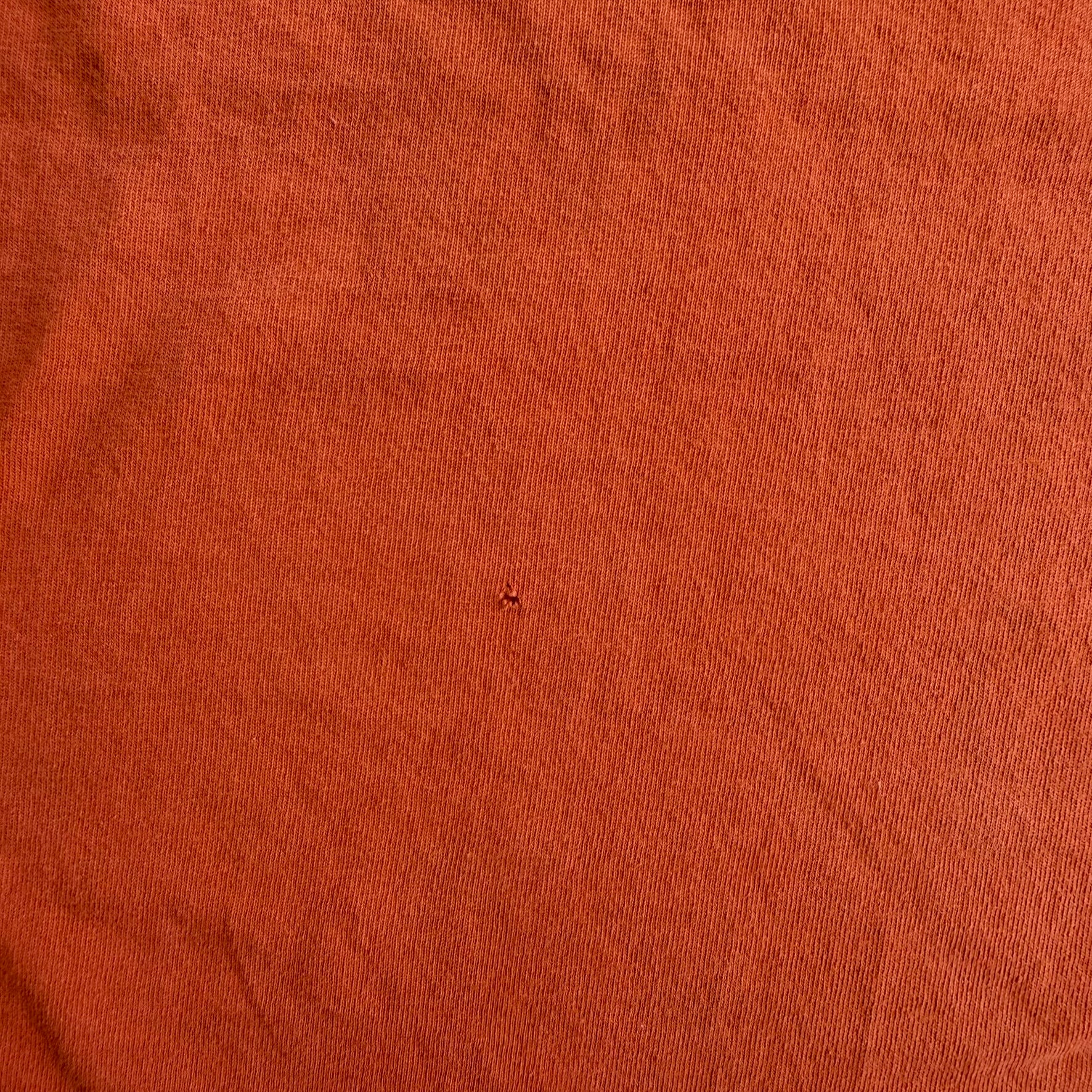 J- Vintage Polo Jeans RL Text Graphic Orange Tee - L