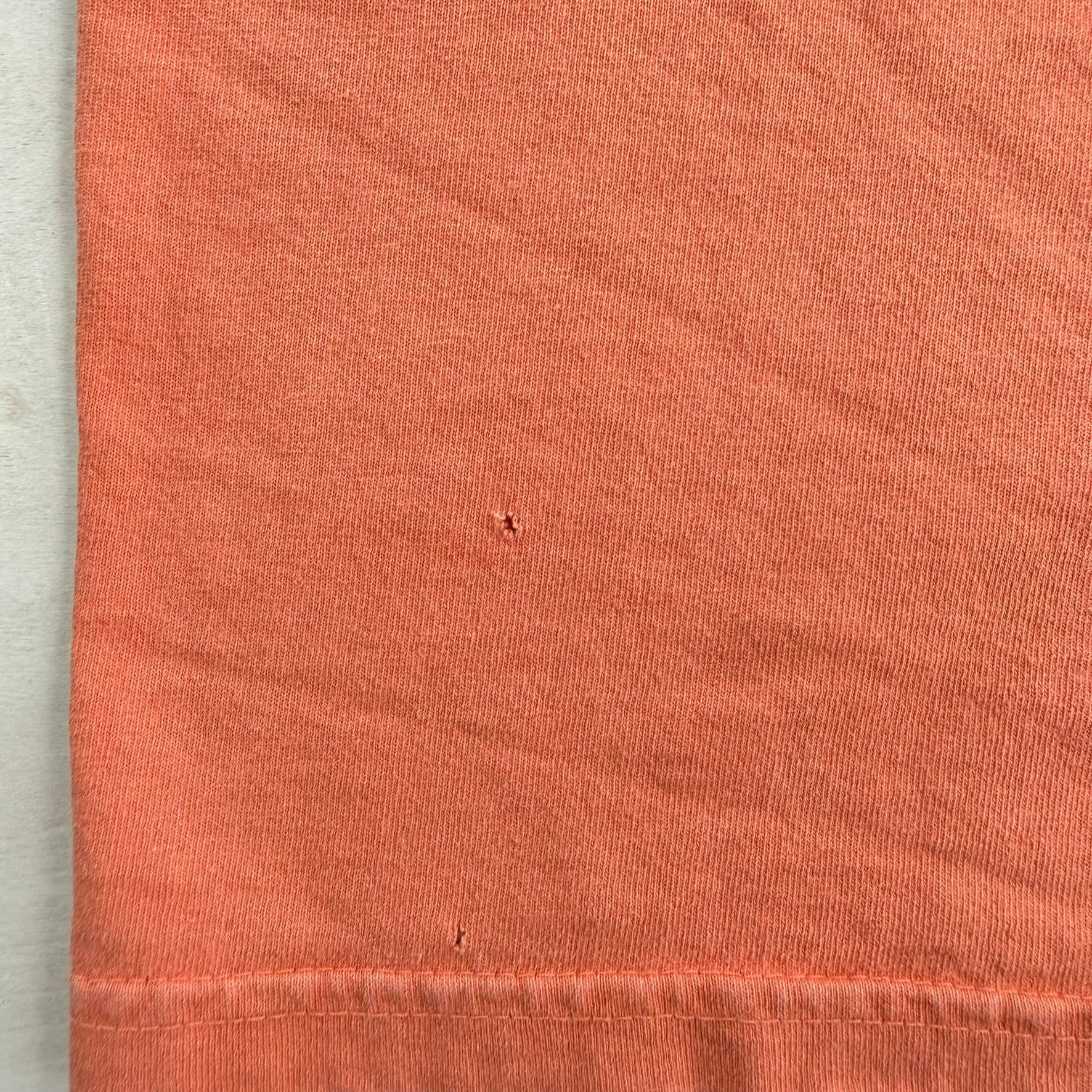 J- Vintage Polo Jeans RL Text Graphic Orange Tee - L