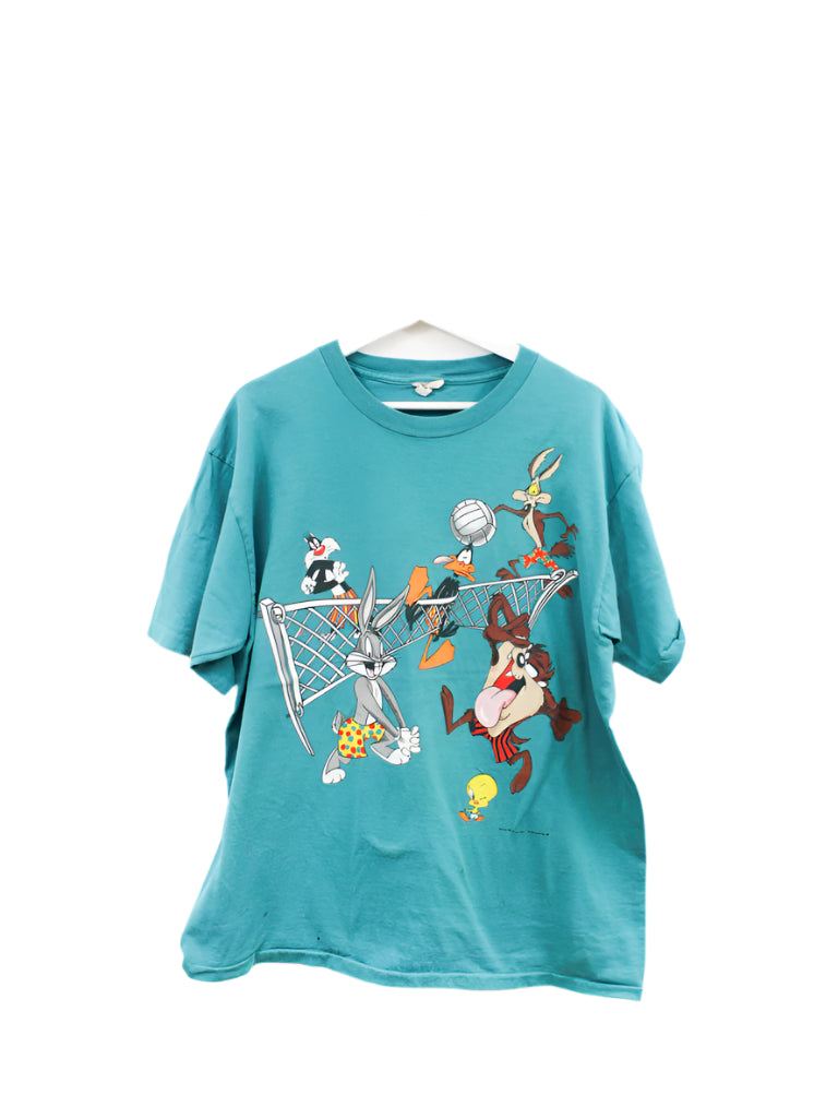 Z- Vintage 1994 Looney Tunes Volleyball Single Stitch Tee