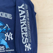 J- Vintage '09 New York Yankees MLB American League Champions Long Sleeve Tee - M