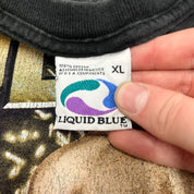 F- Vintage 1998 WCW Liquid Blue Goldberg Heavy Weight Champion Who's Next Tee