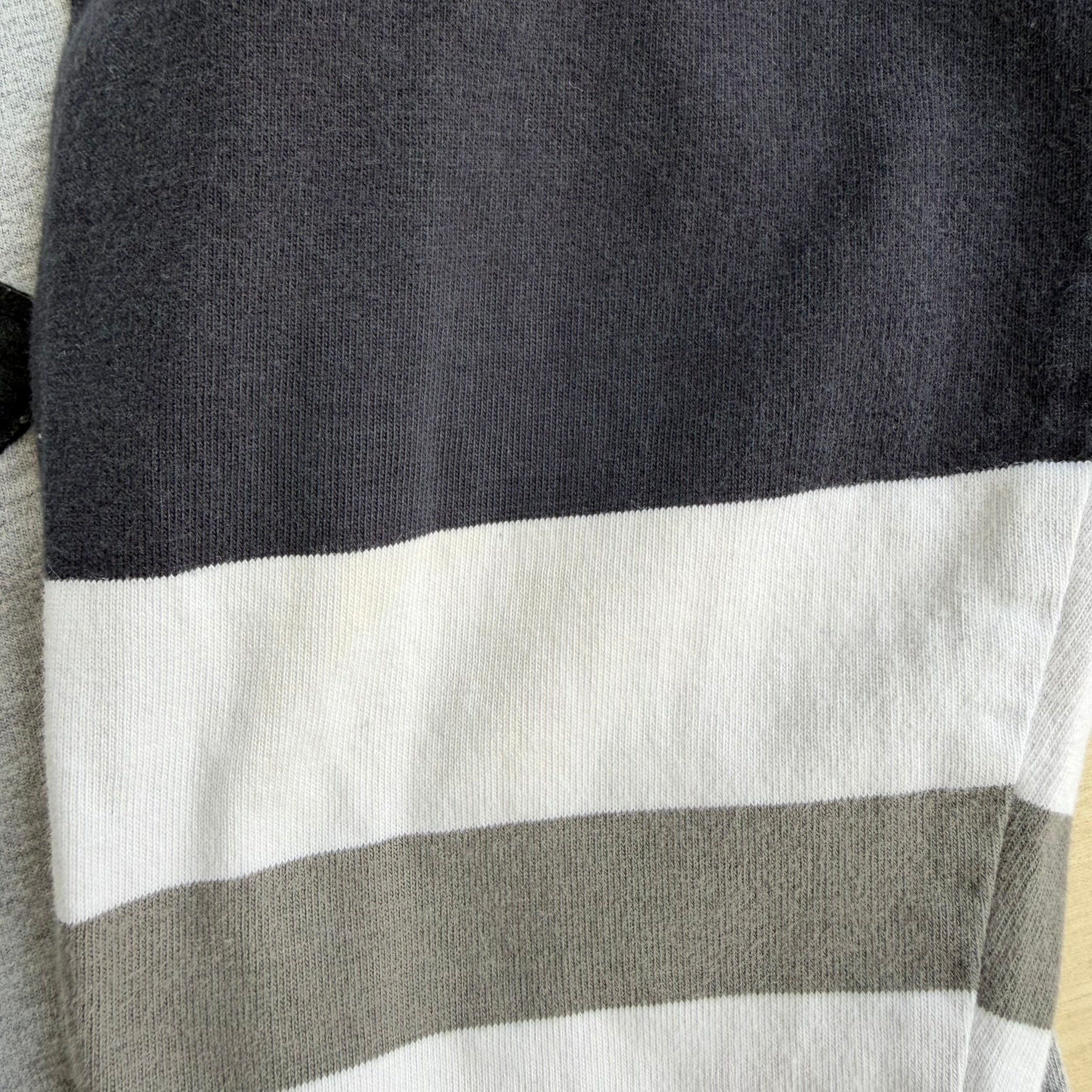 J- Vintage Stussy Embroidered Chenille Text Rugby Shirt - L
