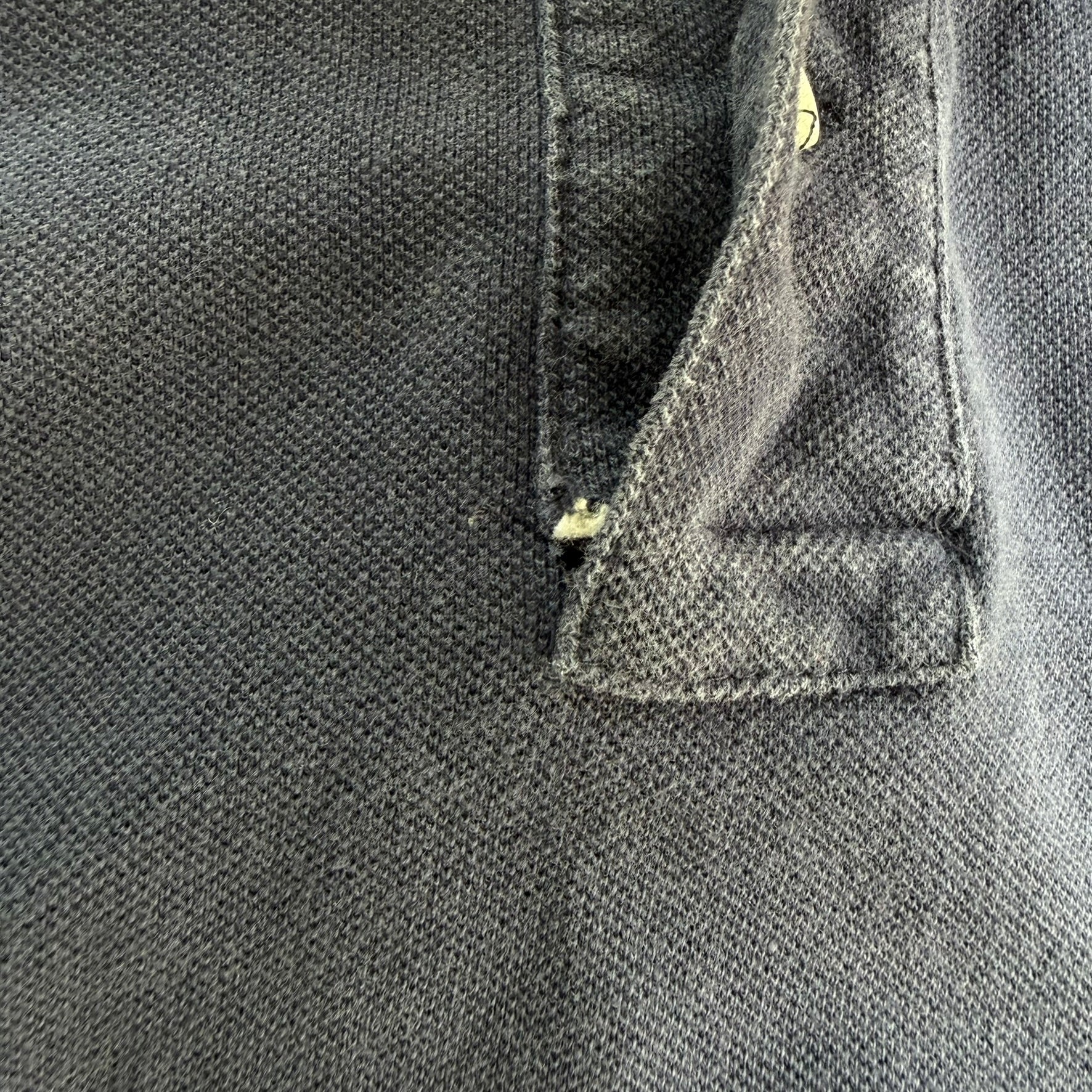 J- Vintage Polo RL Embroidered Logo Navy Polo Shirt - XL