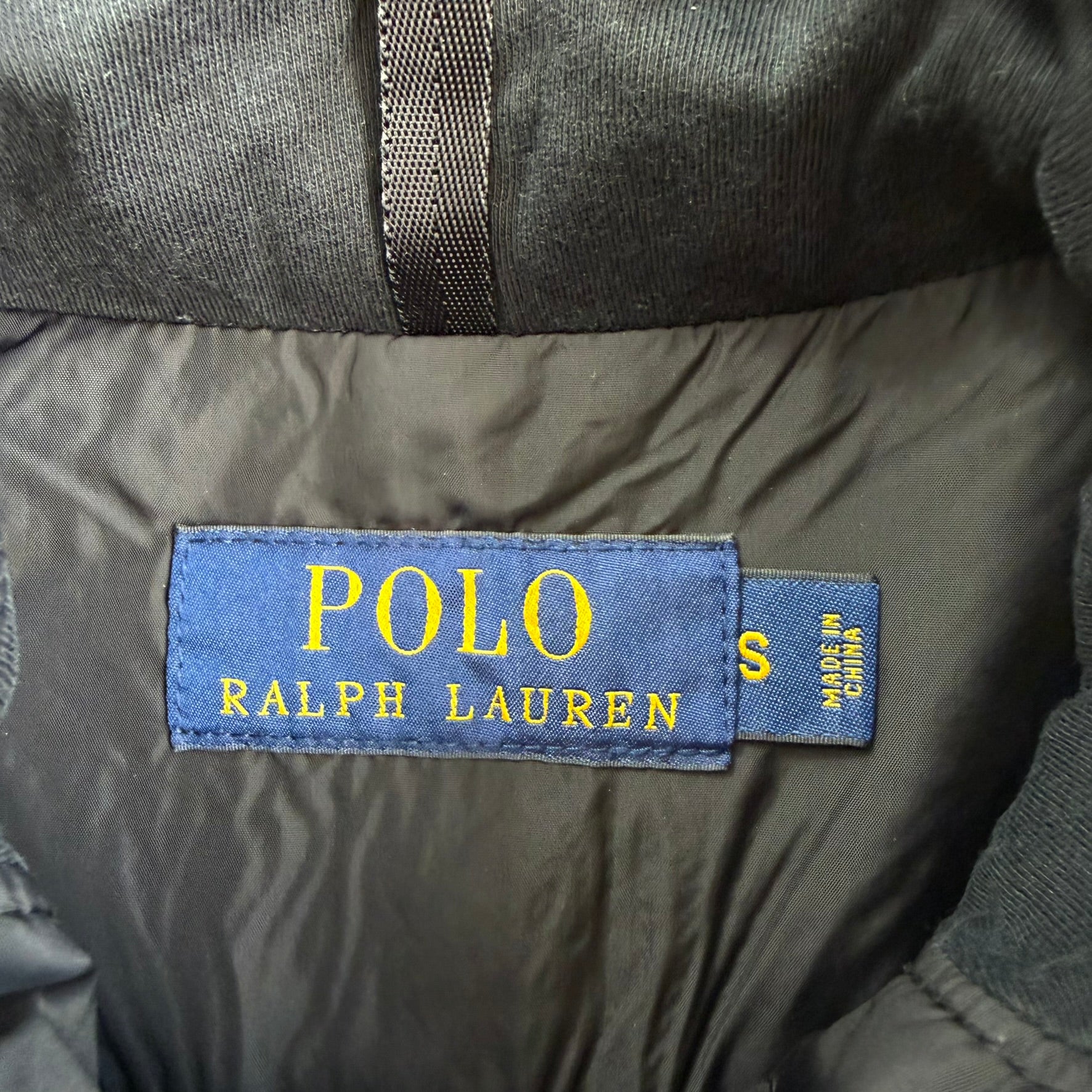 J- Vintage Polo RL Embroidered Logo Lightweight Zip Up Jacket - S