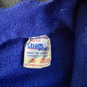 Vintage Toronto Blue Jays MLB Chalkline Embroidered Text Logo Zip Up Polar Fleece - M