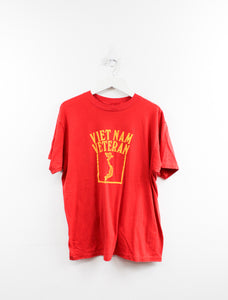 Vintage Single Stitch 90s Vietnam Vet Hanes 50/50 Tee