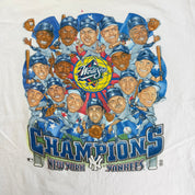 J- Vintage '98 New York Yankees MLB World Series Champions Cartoon Tee - 2XL