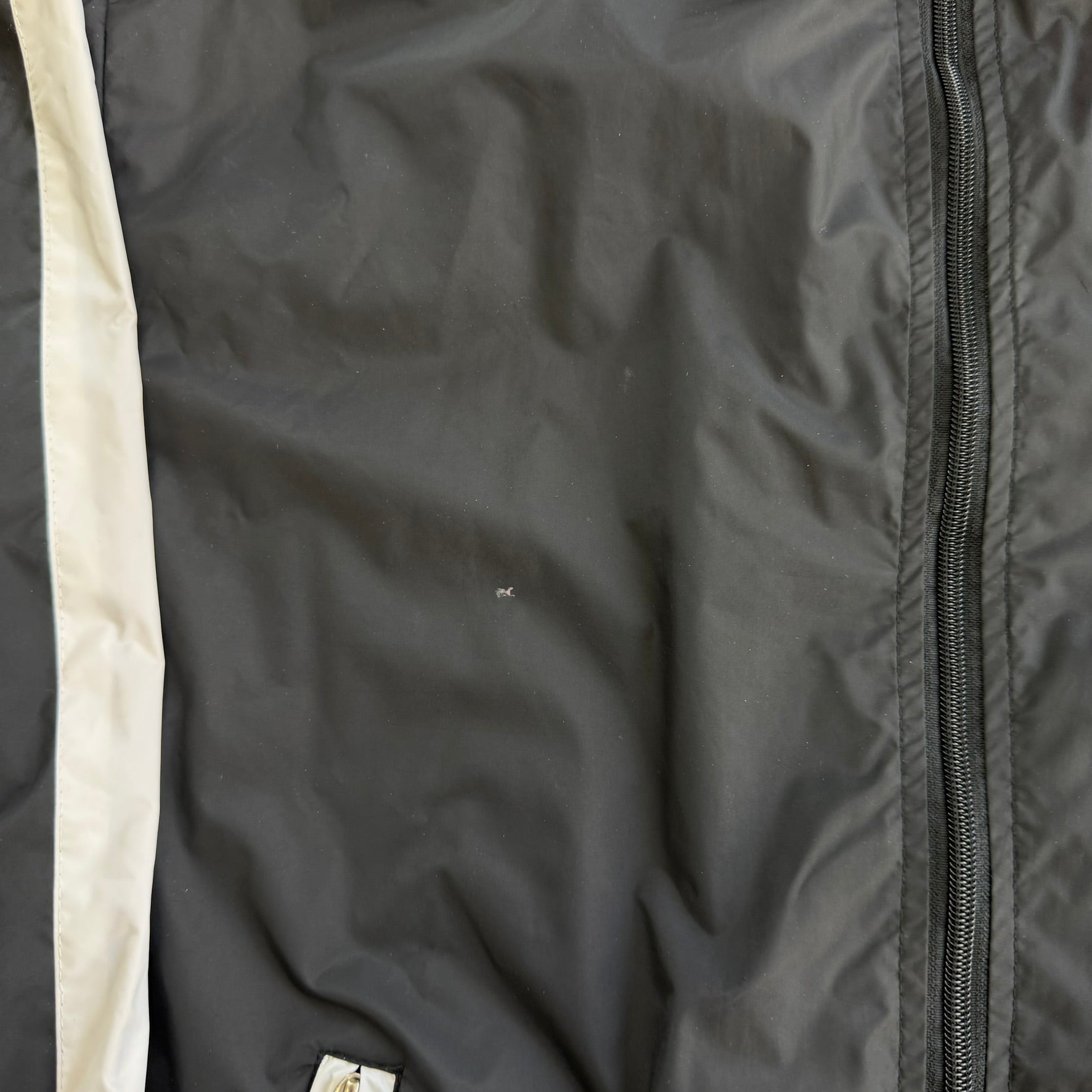 J- Vintage Polo RL Embroidered Logo Nylon Zip Up Track Jacket - XL