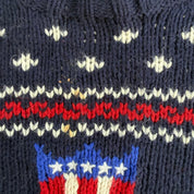 J- Vintage 90s Polo RL Deer & US Emblem Cotton Knit Sweater - XL