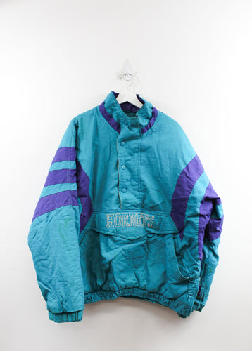 Vintage Starter Charlotte Hornets Anorak Jacket
