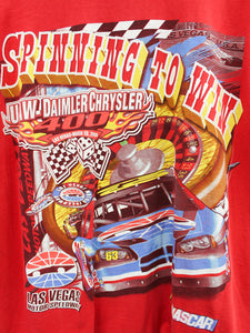 Z - Vintage 2005 Nascar Las Vegas Spinning To Win Car Tee