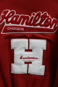 Vintage Hamilton Chargers Embroidered Varsity Jacket