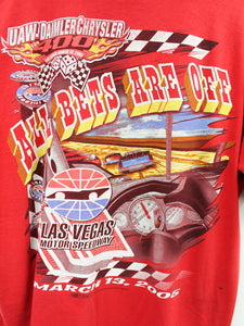 Z - Vintage 2005 Nascar Las Vegas Spinning To Win Car Tee