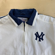 J- Vintage New York Yankees MLB Pro Player Zip Up Lightweight Jacket - M (fits L)