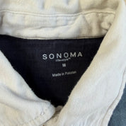 Sonoma Navy/Blueish Grey Long Sleeve Rugby Shirt - M