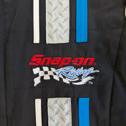J- Vintage Choco Canada Snap On racing Zip Up Racing Jacket - XL