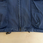 J- Vintage 90s Tommy Hilfiger Embroidered Logo Zip Up Lightweight Jacket - XL