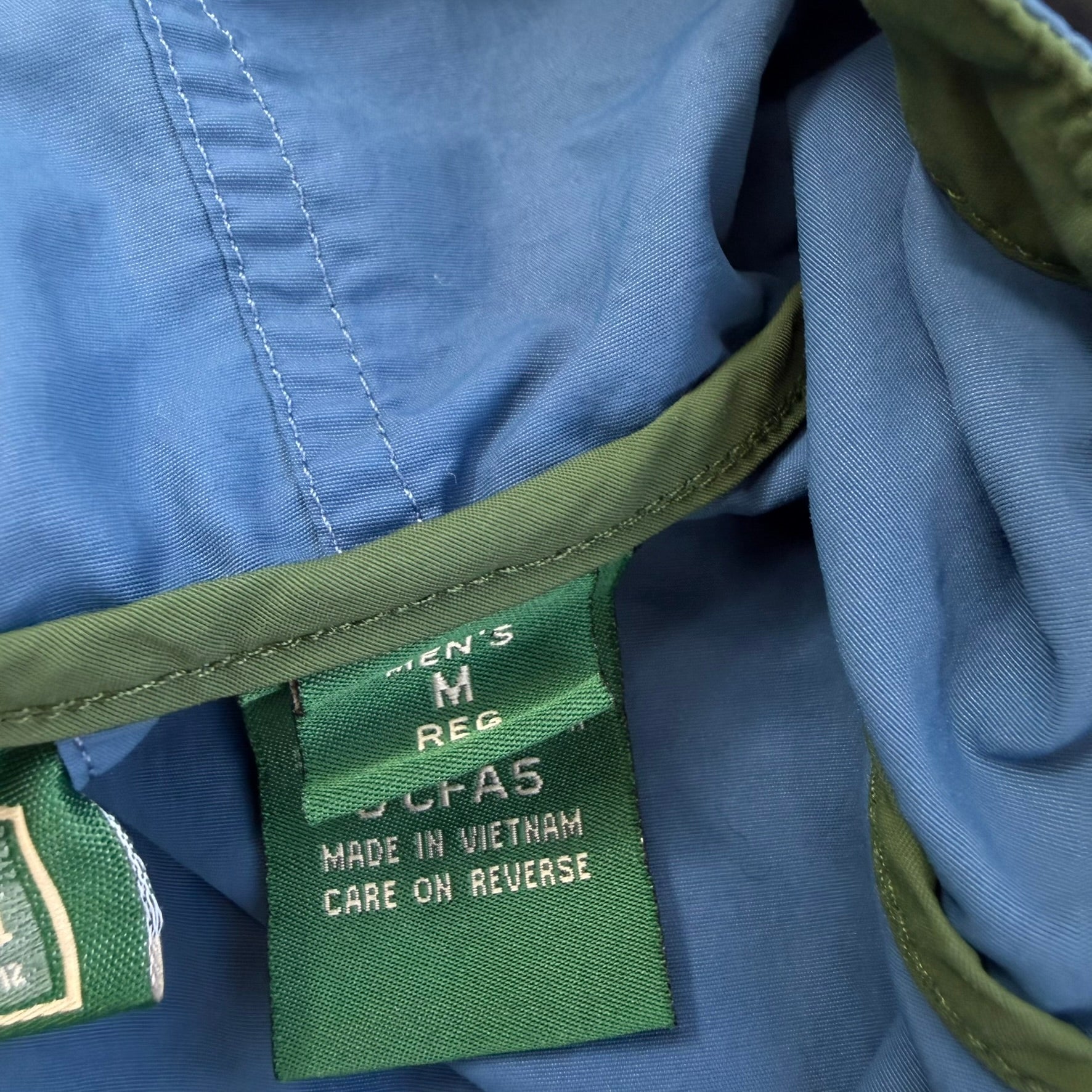 J- Vintage LL Bean Pull Over Anorak Lightweight Jacket - M