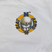 J- Vintage '98 East Army Navy Football College Made In USA Long Sleeve Tee - L
