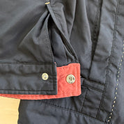 J- Vintage Polo RL Embroidered Logo Zip Up Lightweight Jacket - L