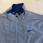 J- Vintage 90s Nike Embroidered Swoosh Zip Up Lightweight Jacket - L