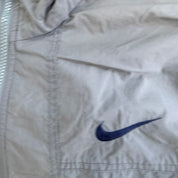 J- Vintage 90s Nike Embroidered Swoosh Zip Up Lightweight Jacket - L