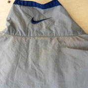 J- Vintage 90s Nike Embroidered Swoosh Zip Up Lightweight Jacket - L