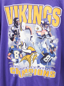 Z - Vintage 1998 Vikings NFC Central Champs NFL Tee