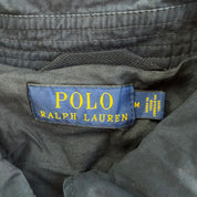 J- Vintage Polo RL Embroidered Logo Navy Harrington Zip Up Jacket - M