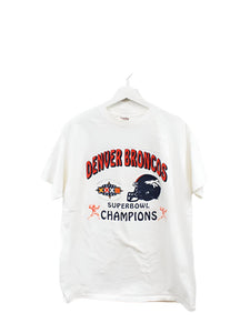 Z - Vintage 1998 Denver Broncos Super Bowl Champs NFL Single Stitch Tee