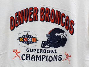 Z - Vintage 1998 Denver Broncos Super Bowl Champs NFL Single Stitch Tee