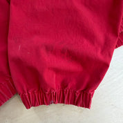 J- Vintage Tommy Hilfiger 90's Embroidered Crest Red Harrington Zip Up Jacket - L