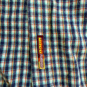 J- Vintage Y2K Jnco Flamehead Plaid Flannel Shirt - XL
