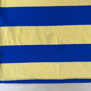 Vintage Polo RL Embroidered Logo Blue/Yellow Stripes Long Sleeve Rugby Shirt - XL