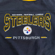 J- Vintage Pittsburgh Steelers NFL Lee Embroidered Logo Crewneck - XL