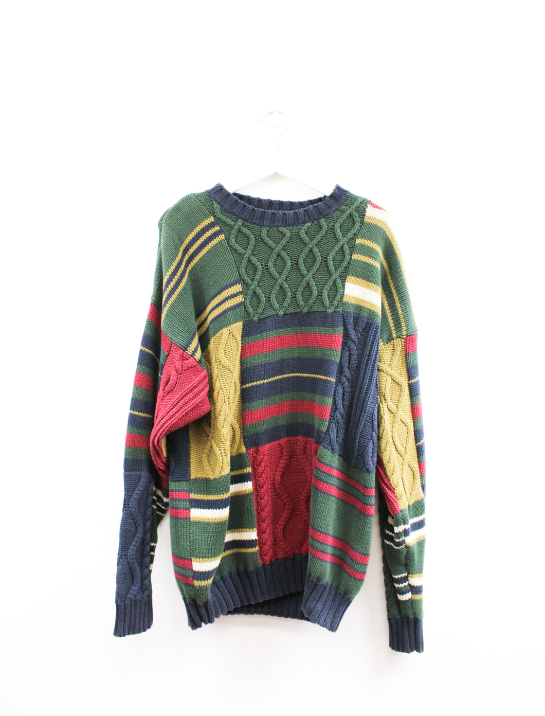 Vintage Woods & Gray Knit Sweater