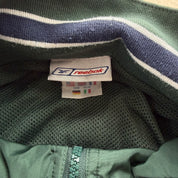 J- Vintage Reebok Embroidered Text Zip Up Lightweight Jacket - 2XL