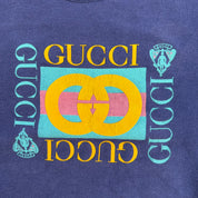 J- Vintage Bootleg Gucci Logo Graphic Made In USA Crewneck - XL
