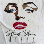 J- Vintage '95 Marylin Monroe Text & Graphic Single Stitch Tee - L