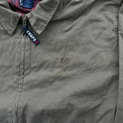 J- Vintage Chaps Ralph Lauren Olive Green Harrington Zip Up Jacket - XL