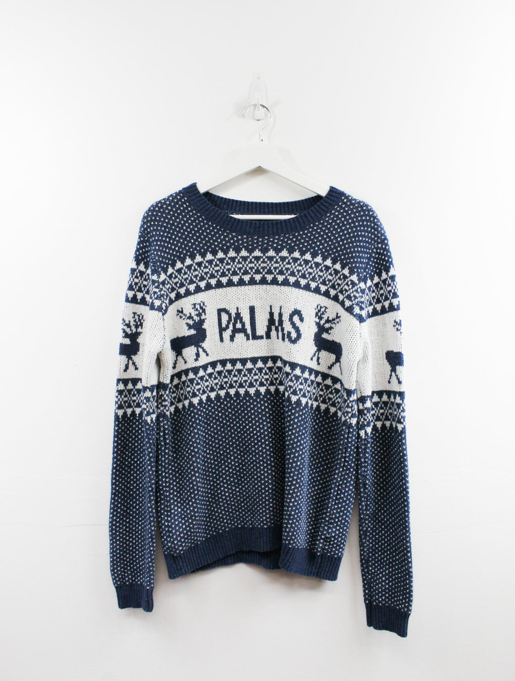 Vintage Palm Script Knit Sweater
