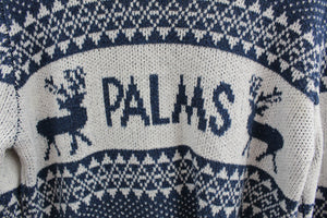 Vintage Palm Script Knit Sweater