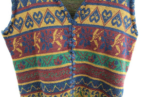 Vintage Sleeveless Knit Sweater