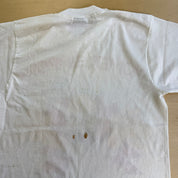 J- Vintage '90 The Simpsons Homer All American Dad Graphic Made In USA Single Stitch Tee - M
