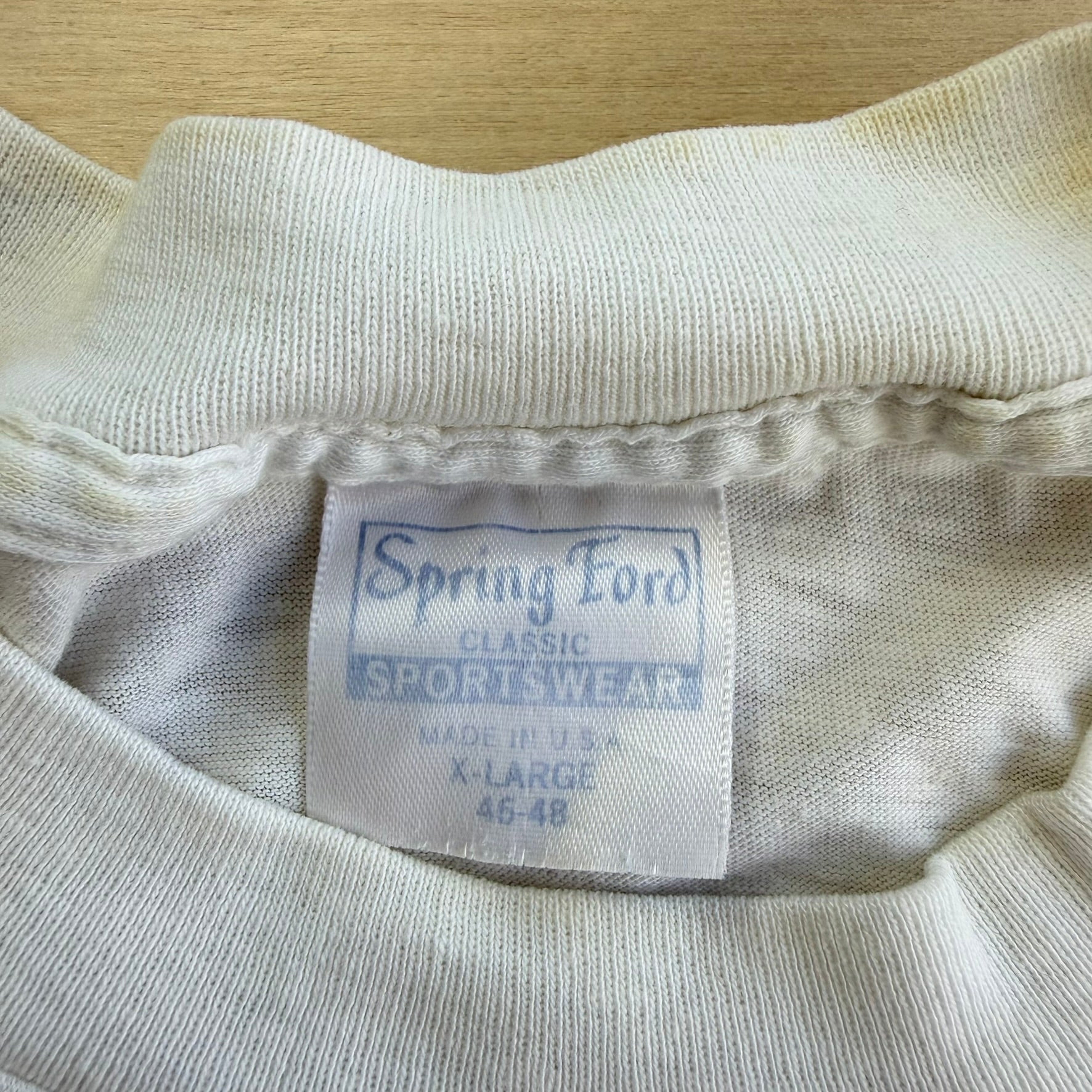 J- Vintage '87 Bon Jovi Slippery When Wet Tour Graphic Made In USA Single Stitch Tee - XL (fits L)