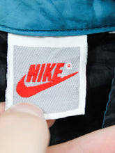 Load image into Gallery viewer, Z- Vintage 90s Nike Nylon Windbreaker Black/Teal
