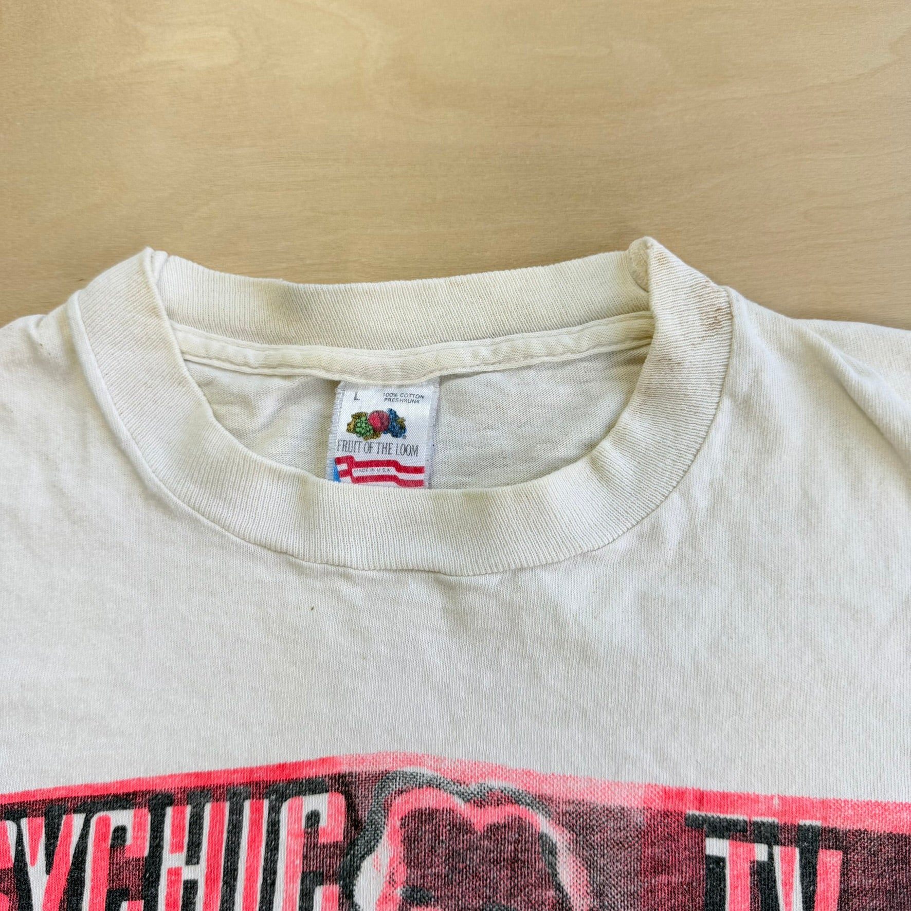 J- Vintage Psychic TV Voodoo Dance Graphic Made In USA Single Stitch Tee - L