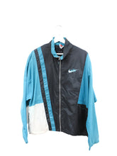 Load image into Gallery viewer, Z- Vintage 90s Nike Nylon Windbreaker Black/Teal
